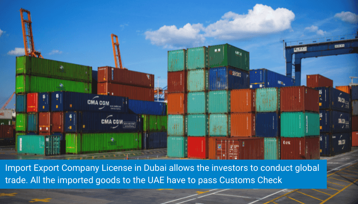 Import Export business license in Dubai